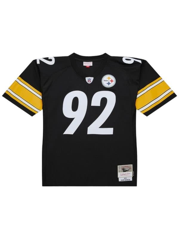 James Harrison #92 Pittsburgh Steelers 2005 Legacy NFL Jersey Black thumbnail 2