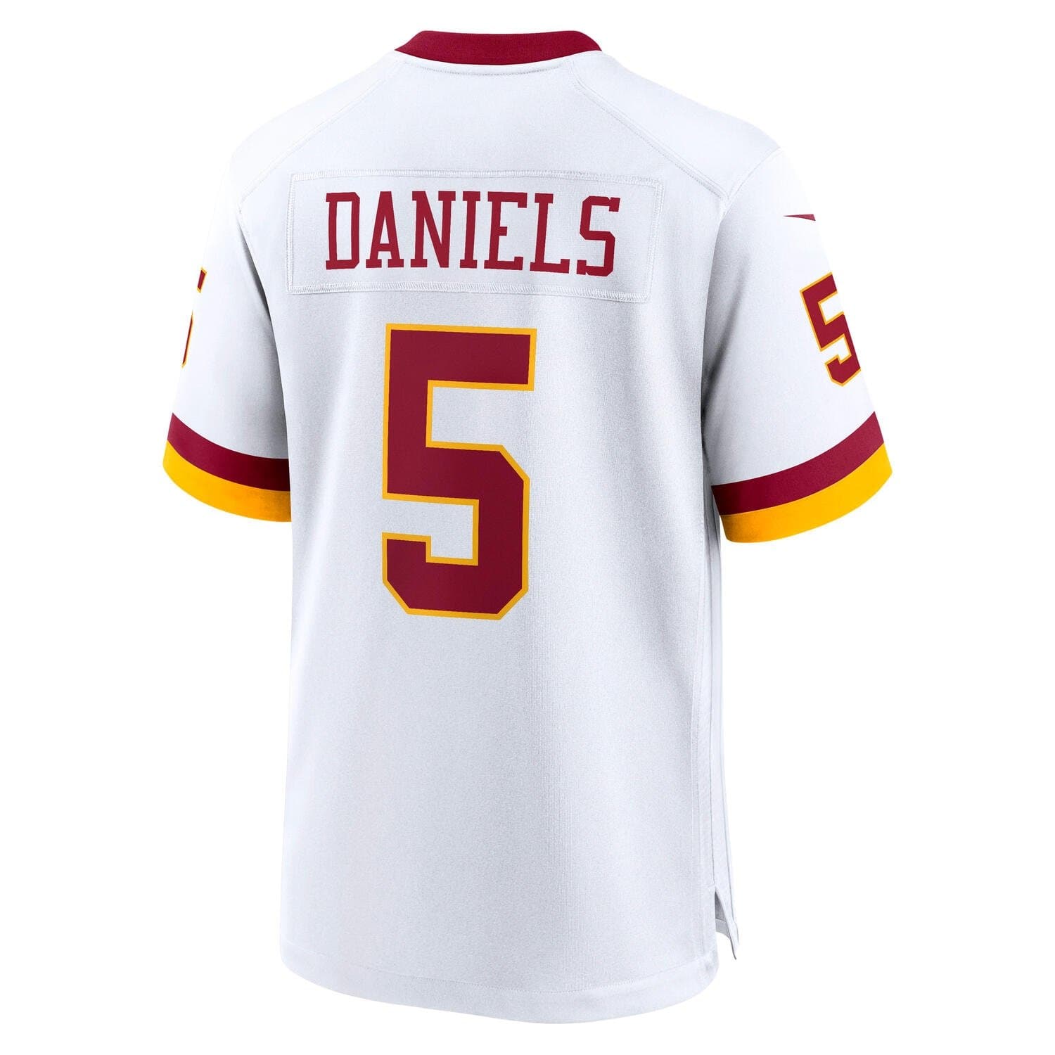 Jayden Daniels #5 Washington Commanders Game NFL Jersey White thumbnail 3