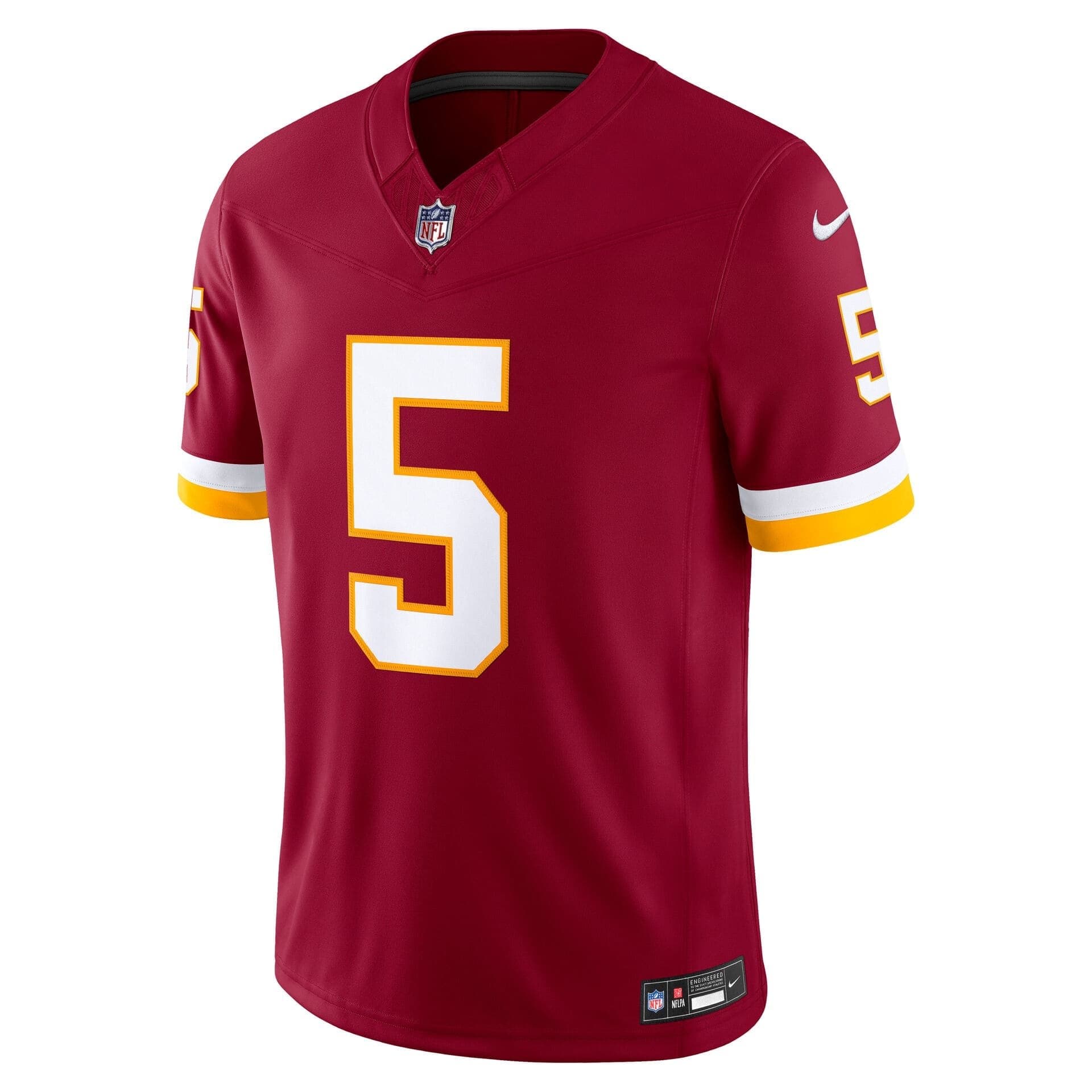 Jayden Daniels #5 Washington Commanders 2026 Stitched Limited NFL Jersey Burgundy thumbnail 2