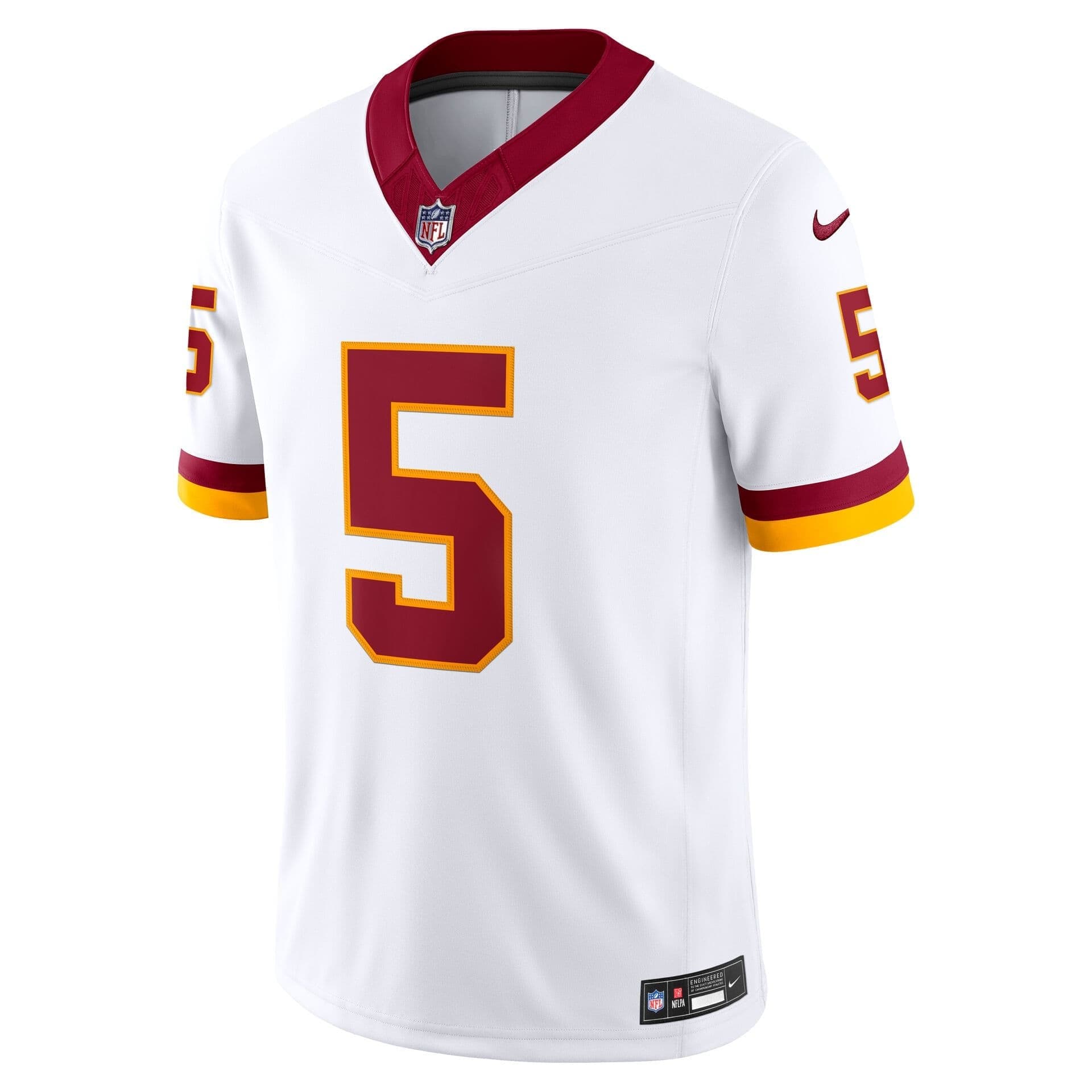 Jayden Daniels #5 Washington Commanders 2026 Stitched Limited NFL Jersey White thumbnail 2