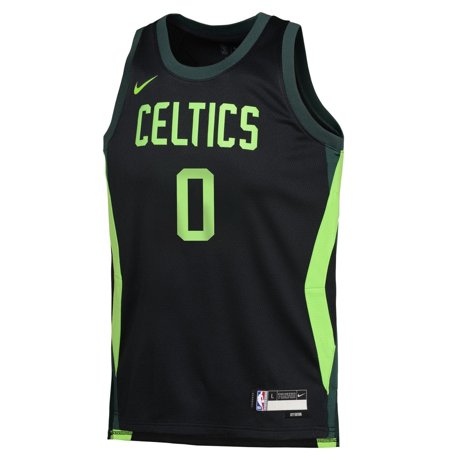 Jayson Tatum #0 Boston Celtics 2024-25 City Edition Nike Swingman NBA Jersey (YOUTH) thumbnail 2