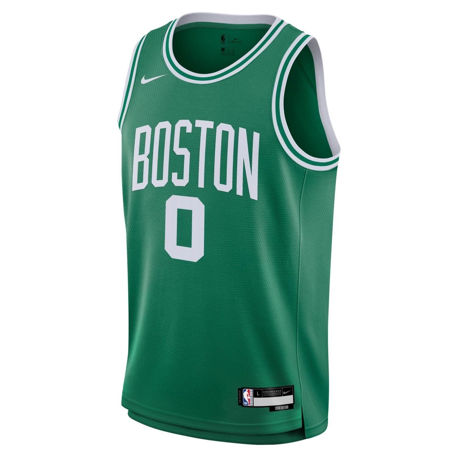 Jayson Tatum #0 Boston Celtics Nike Icon Swingman NBA Jersey (YOUTH) thumbnail 2