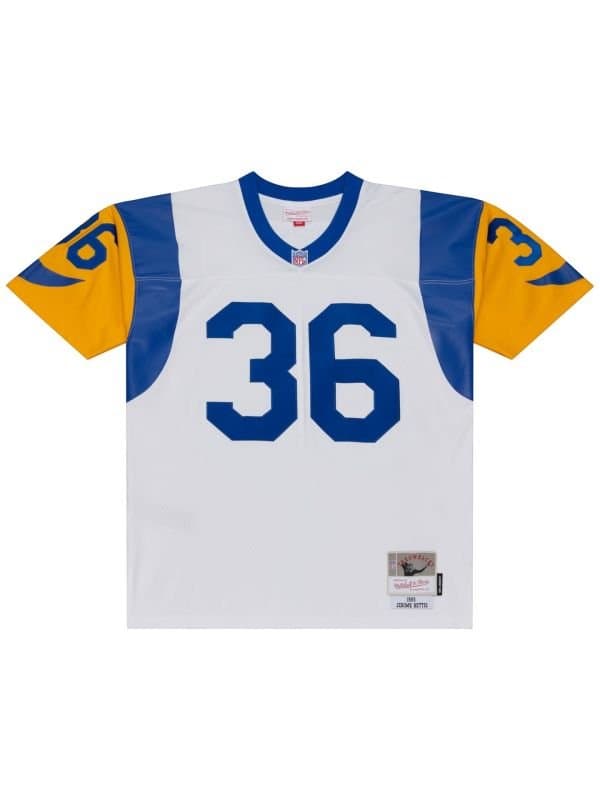 Jerome Bettis #36 Los Angeles Rams 1993 Legacy Throwback NFL Jersey White thumbnail 2