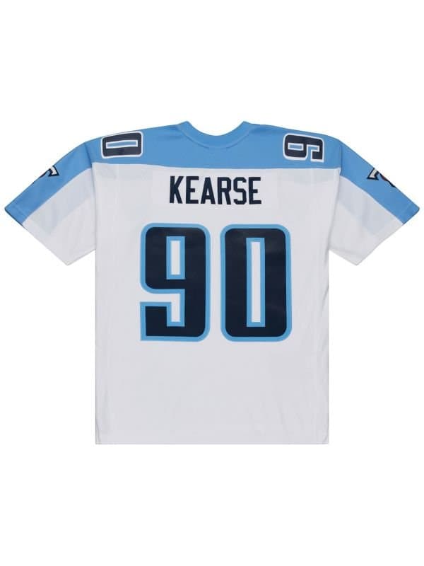 Jevon Kearse #90 Tennessee Titans 1999 Legacy Throwback NFL Jersey White — view 1