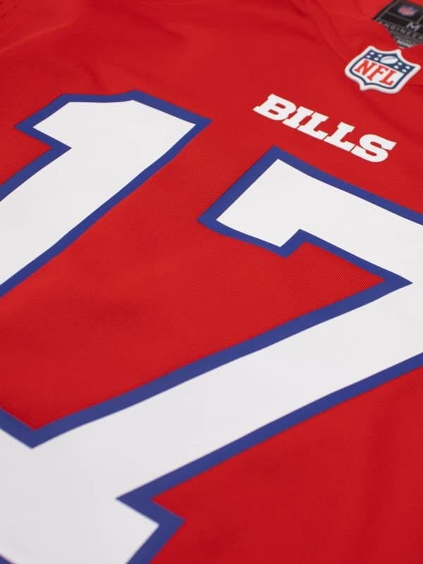 Josh Allen #17 Buffalo Bills Game NFL Jersey Alternate Red thumbnail 2