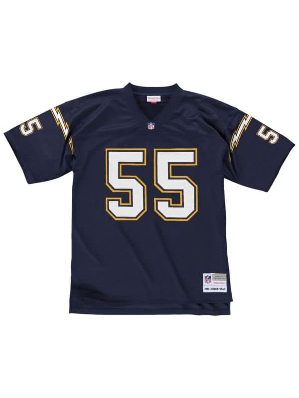 Junior Seau #55 San Diego Chargers 1994 Legacy Throwback NFL Jersey Navy thumbnail 2