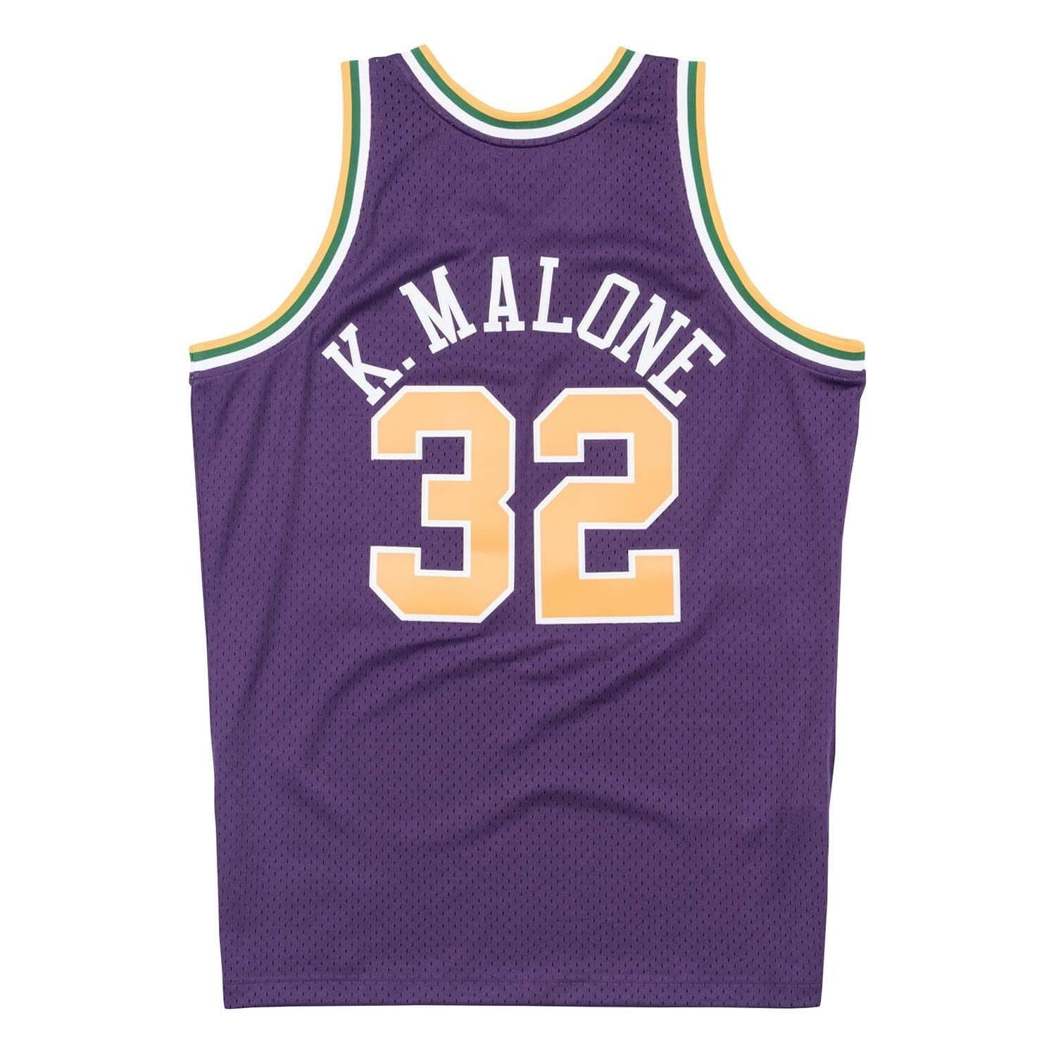 Karl Malone #32 Utah Jazz 1991-92 Swingman NBA Jersey thumbnail 2