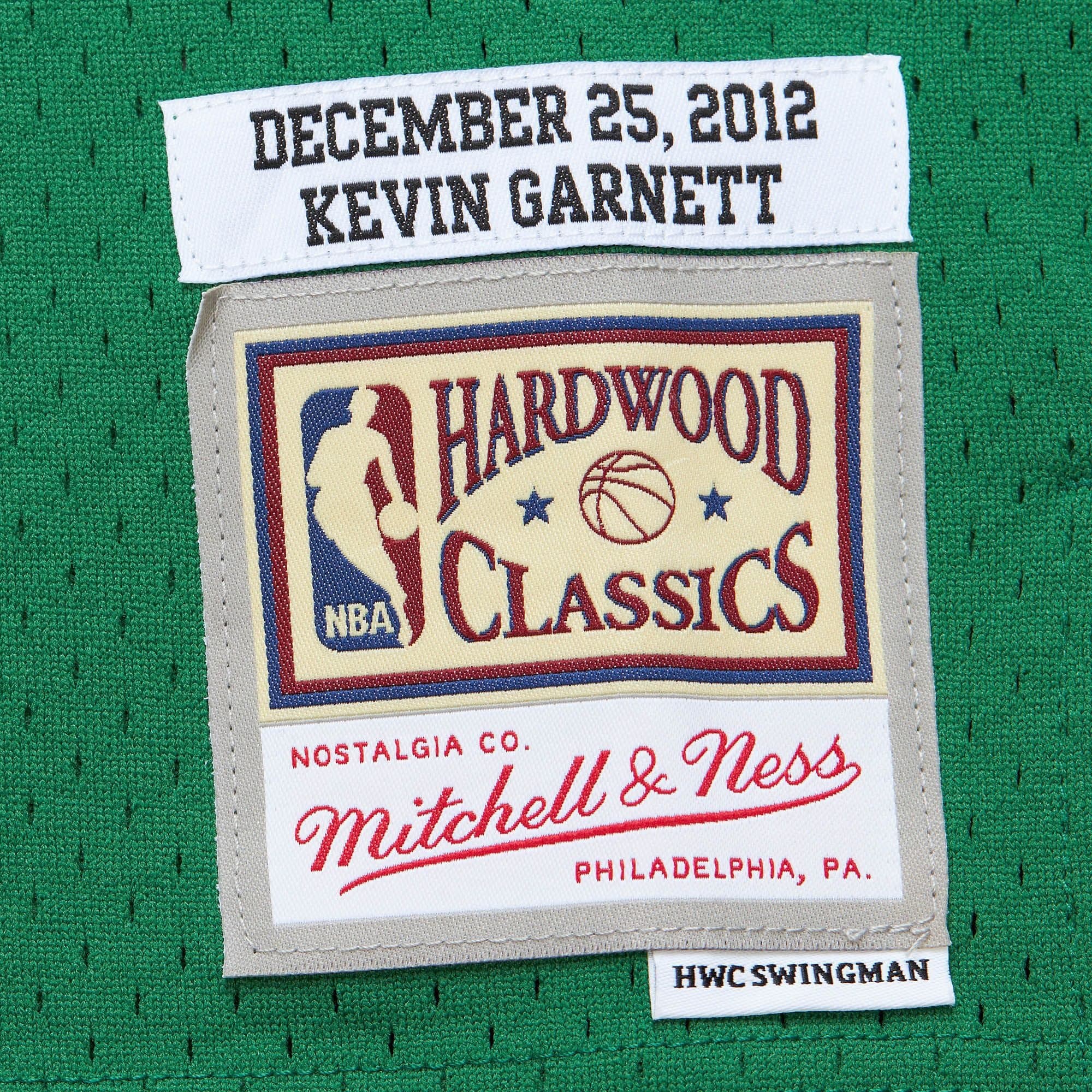 Kevin Garnett #5 Boston Celtics 2012 Christmas Day Mitchell & Ness Swingman NBA Jersey thumbnail 3