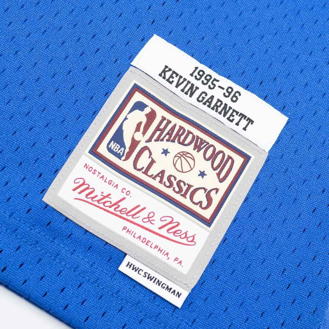 Kevin Garnett #21 Minnesota Timberwolves 1995-96 Swingman NBA Jersey Blue thumbnail 3