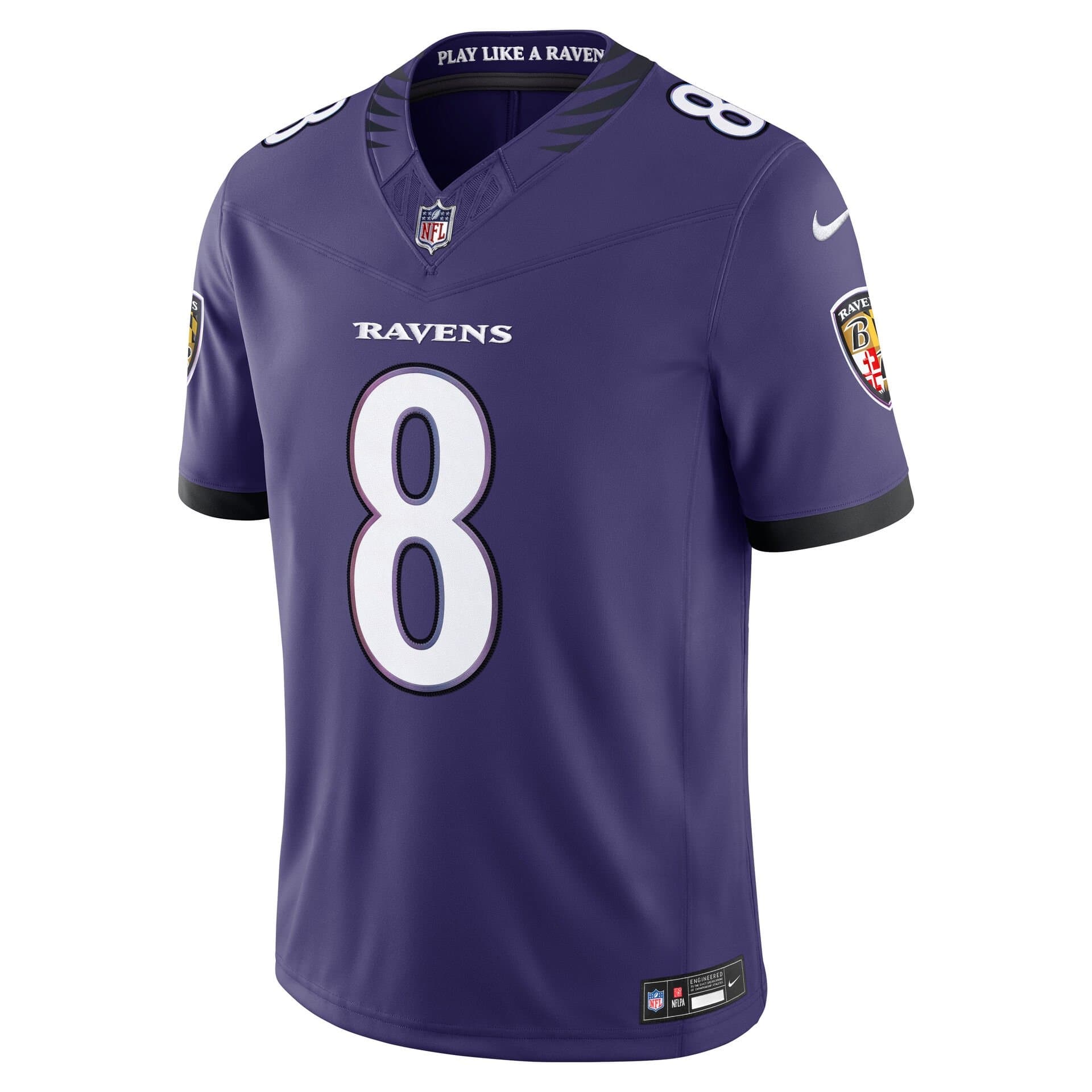 Lamar Jackson #8 Baltimore Ravens 2026 Stitched Limited NFL Jersey Purple thumbnail 2