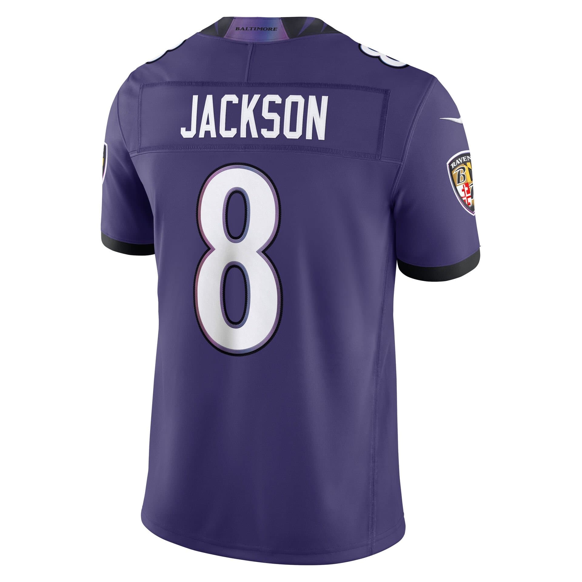 Lamar Jackson #8 Baltimore Ravens 2026 Stitched Limited NFL Jersey Purple thumbnail 3