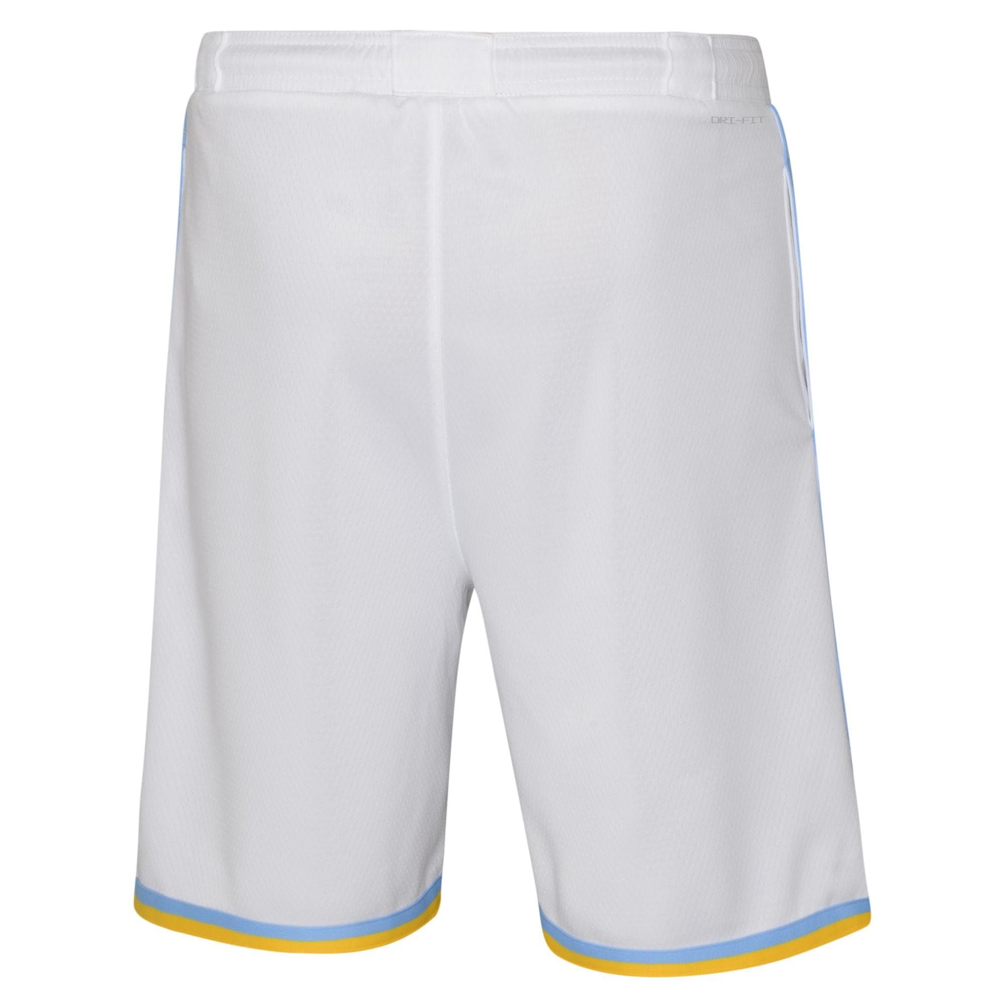 Los Angeles Lakers Hardwood Classics Nike Swingman NBA Shorts (YOUTH) thumbnail 3