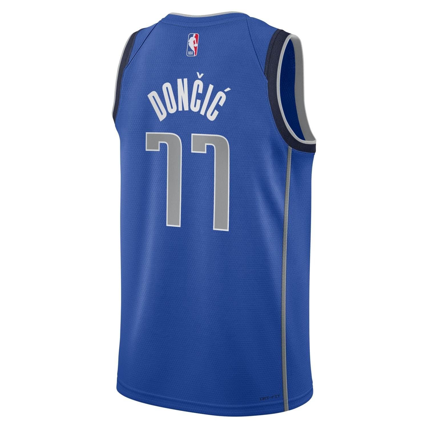 Luka Doncic #77 Dallas Mavericks Nike Swingman NBA Jersey Blue (YOUTH) thumbnail 3