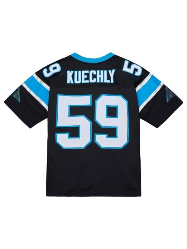 Luke Kuechly #59 Carolina Panthers 2013 Legacy Throwback NFL Jersey Black — view 1