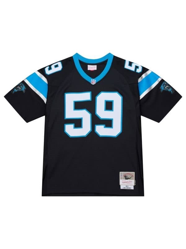 Luke Kuechly #59 Carolina Panthers 2013 Legacy Throwback NFL Jersey Black thumbnail 2