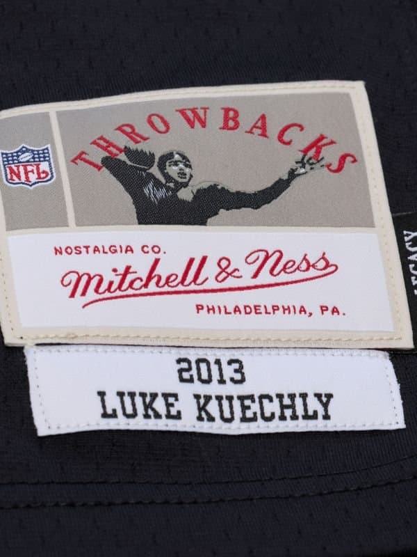 Luke Kuechly #59 Carolina Panthers 2013 Legacy Throwback NFL Jersey Black thumbnail 3