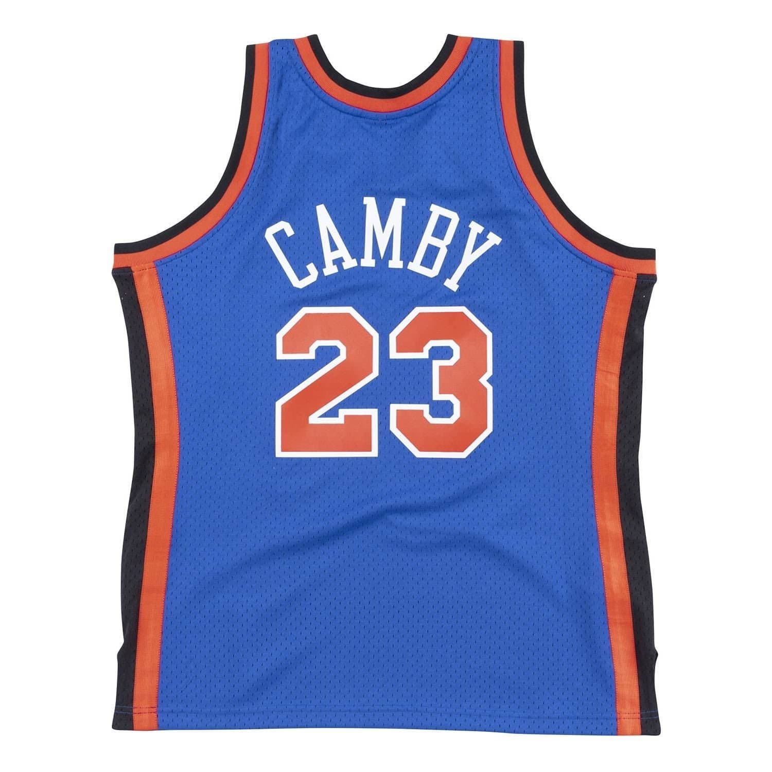 Marcus Camby #23 New York Knicks 1998-99 Swingman NBA Jersey Blue thumbnail 2