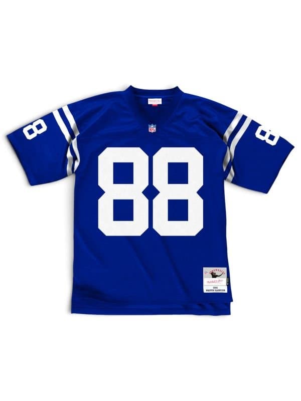Marvin Harrison #88 Indianapolis Colts 1996 Legacy Throwback NFL Jersey Blue thumbnail 2