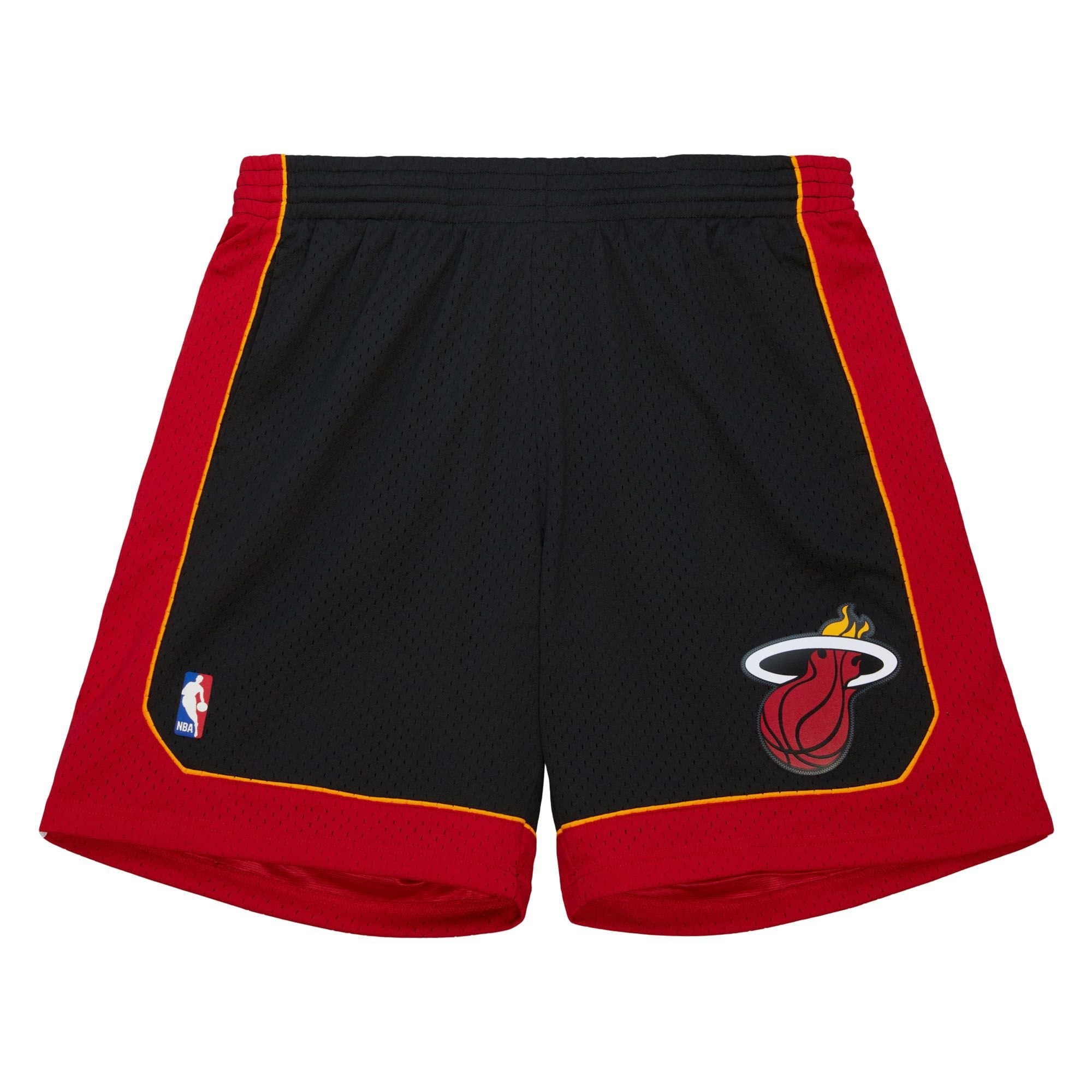 Miami Heat 2012-13 Mitchell & Ness Swingman NBA Shorts Black — view 1