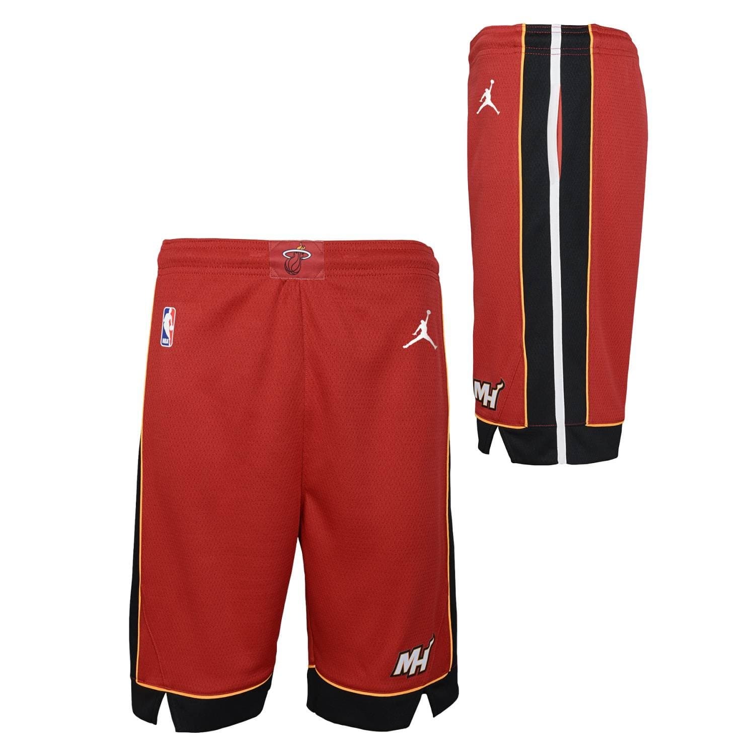 Miami Heat Jordan Swingman NBA Shorts Red (YOUTH) — view 1