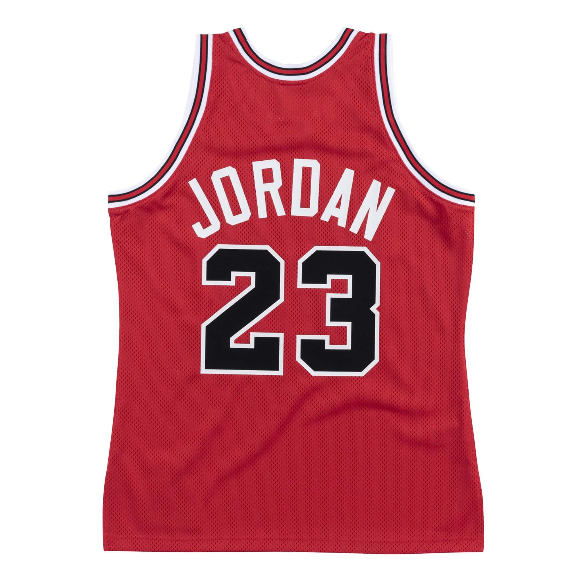 Michael Jordan #23 Chicago Bulls 1988-89 Authentic NBA Jersey Red thumbnail 2