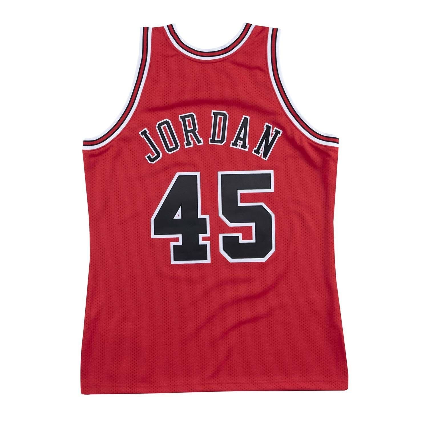 Michael Jordan #45 Chicago Bulls 1994-95 Authentic NBA Jersey Red thumbnail 2