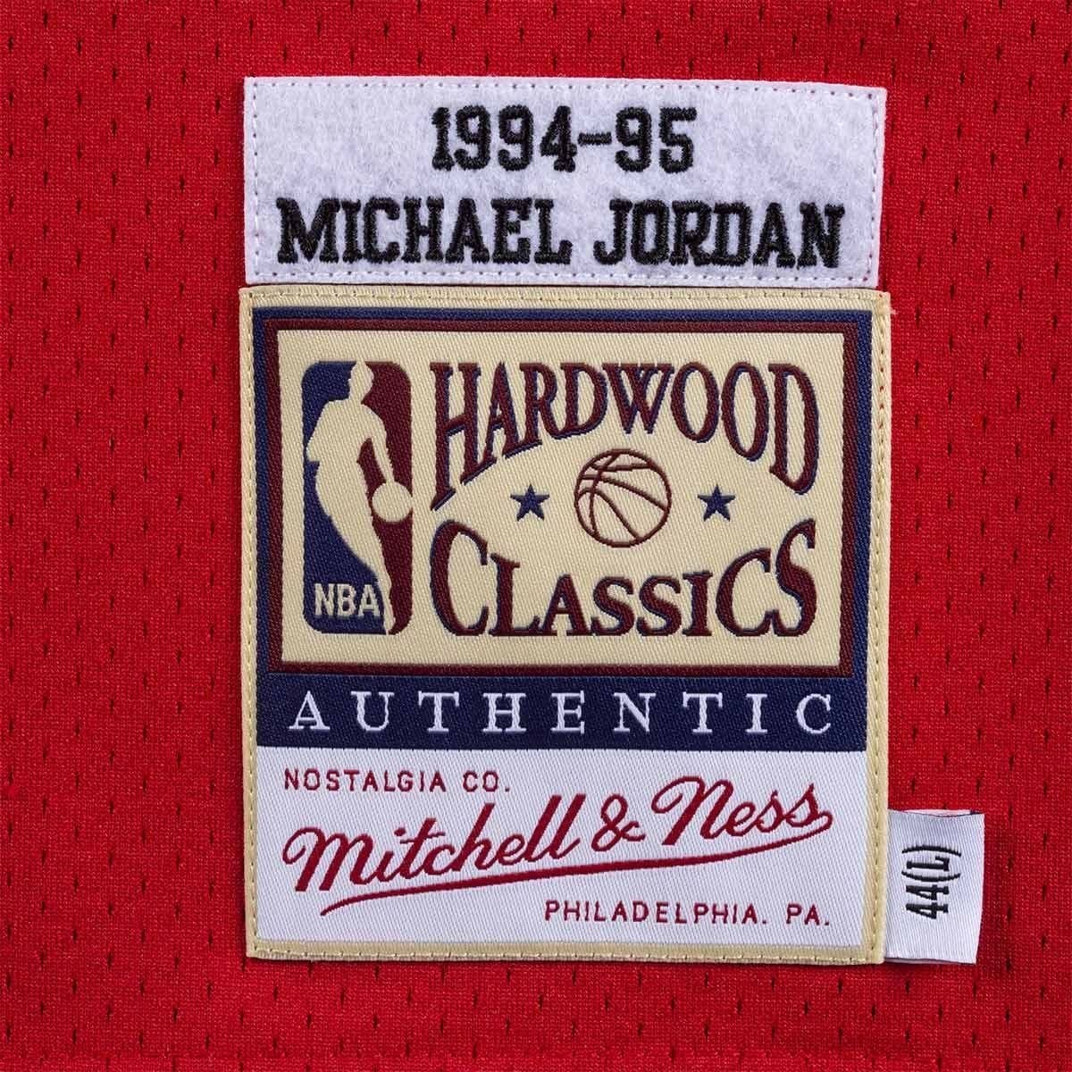 Michael Jordan #45 Chicago Bulls 1994-95 Authentic NBA Jersey Red thumbnail 3