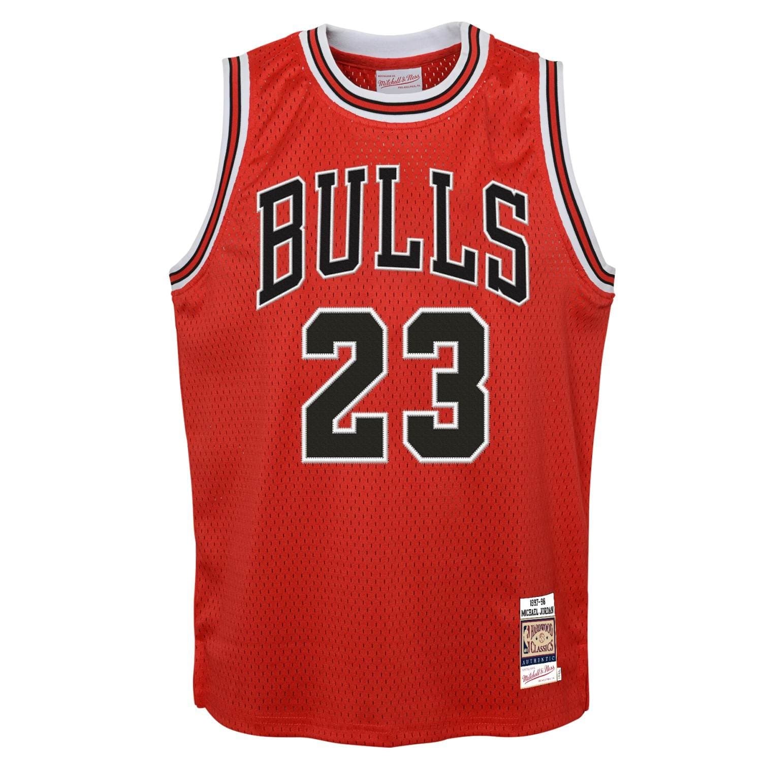 Michael Jordan #23 Chicago Bulls 1997-98 Authentic NBA Jersey Red (YOUTH) thumbnail 2