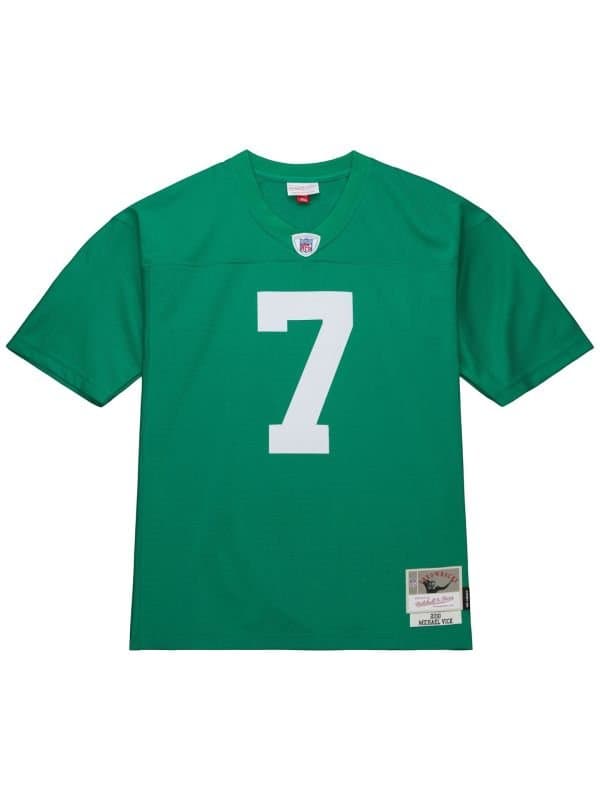Michael Vick #7 Philadelphia Eagles 2010 Legacy Throwback NFL Jersey Kelly Green thumbnail 2