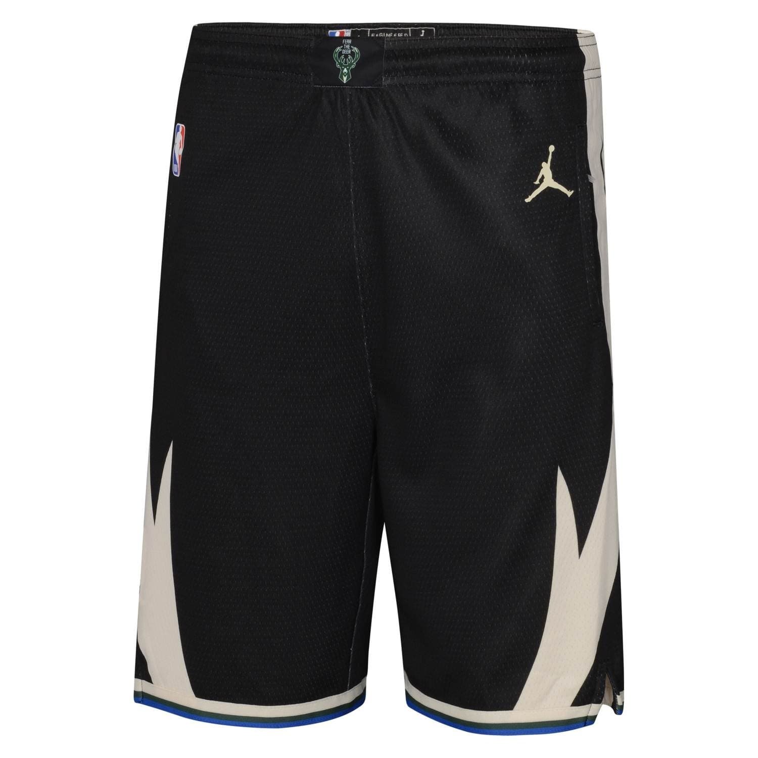 Milwaukee Bucks Jordan Swingman NBA Shorts Schwarz (YOUTH) — view 1