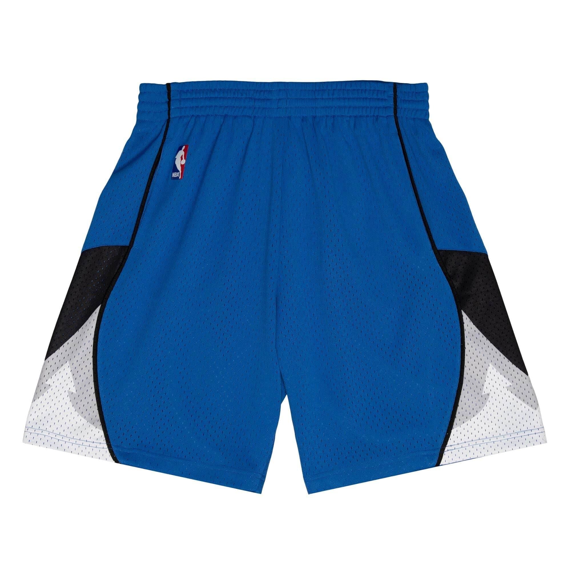 Minnesota Timberwolves 2015-16 Mitchell & Ness Swingman NBA Shorts Blue — view 1