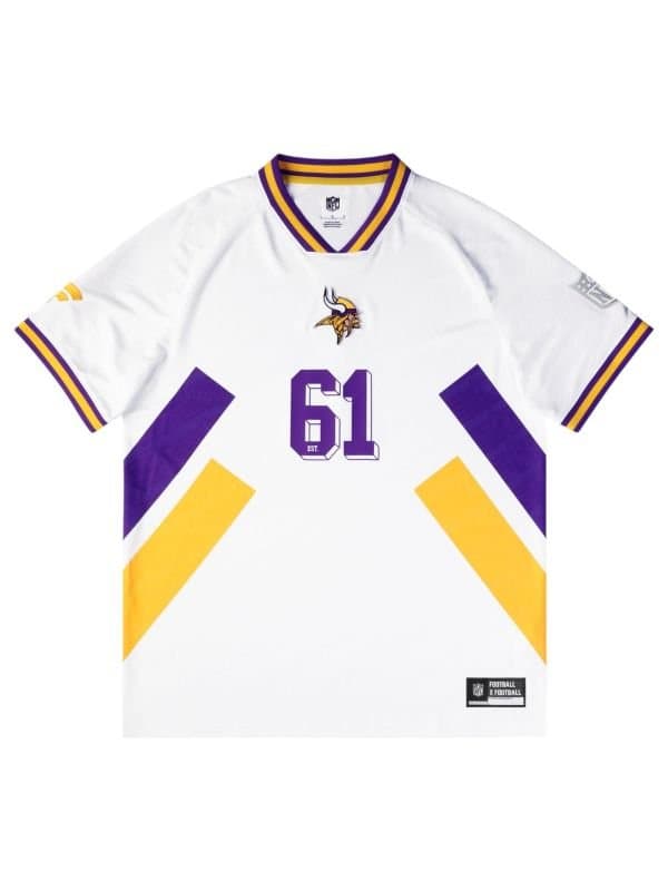 Minnesota Vikings 2026 Football x Football NFL Fan Jersey White — view 1