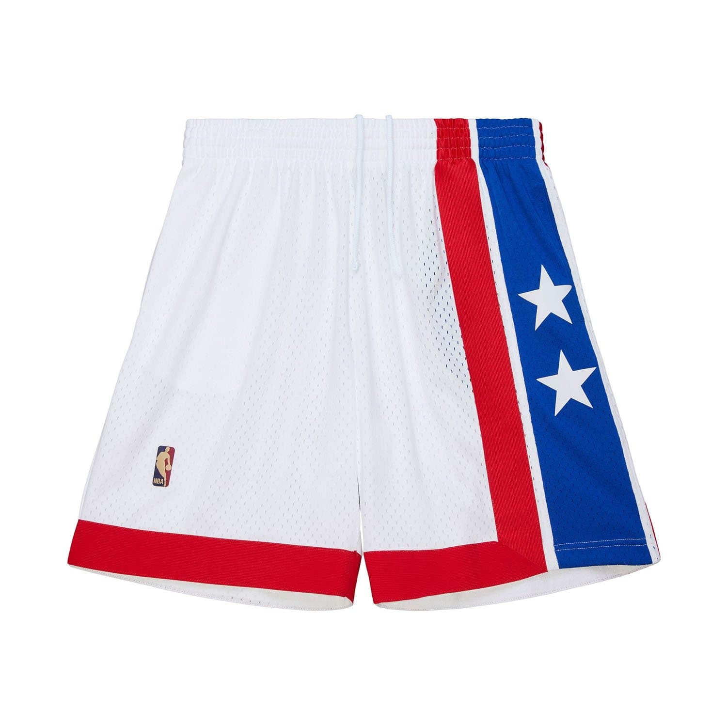 New Jersey Nets 2005-06 Swingman NBA Shorts White — view 1