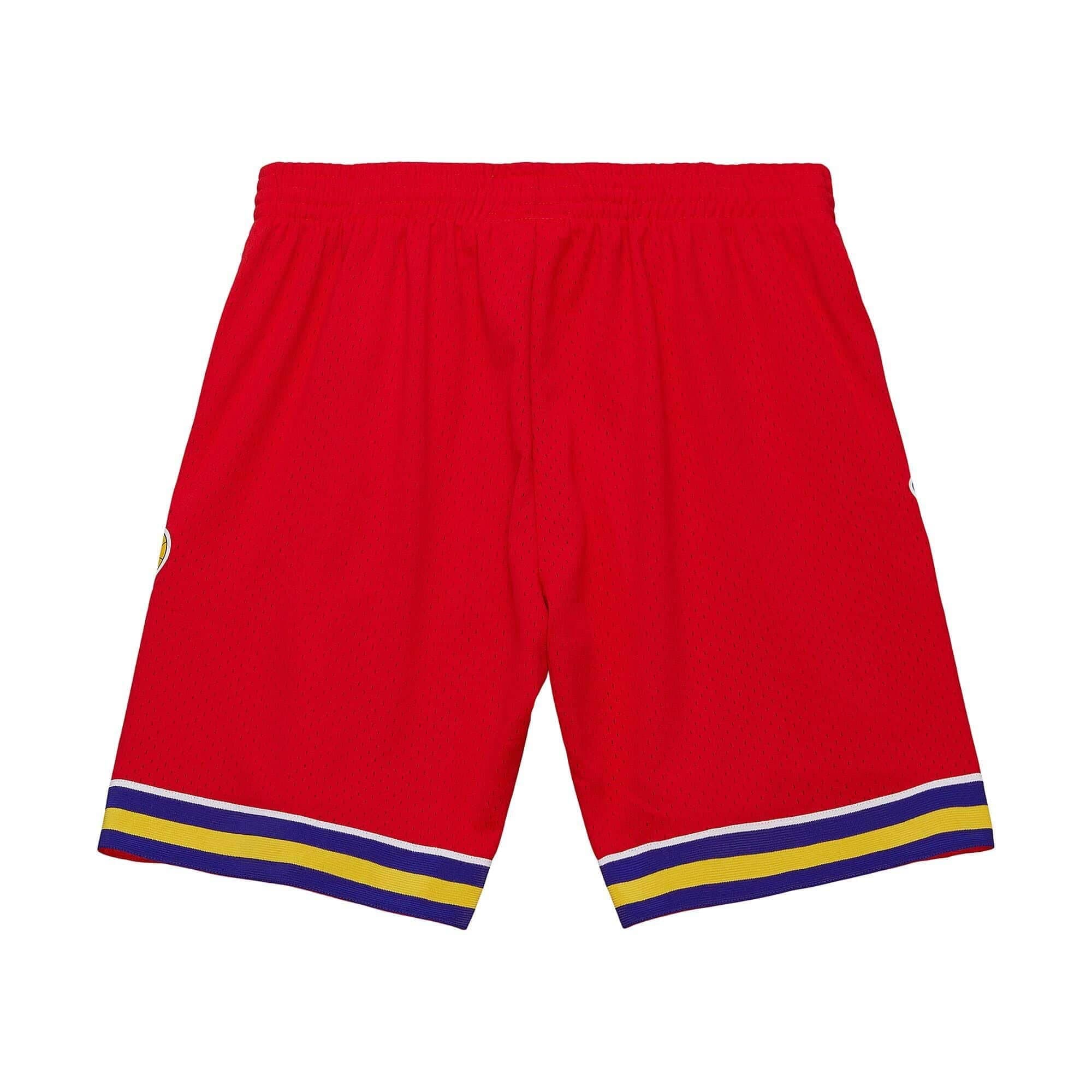 New Orleans Hornets 2006-07 Mitchell & Ness Swingman NBA Shorts Red thumbnail 2