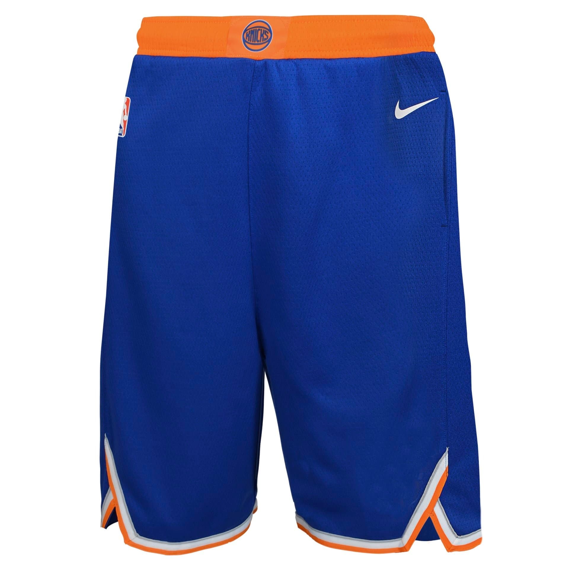 New York Knicks Icon Swingman NBA Shorts Blue (YOUTH) — view 1