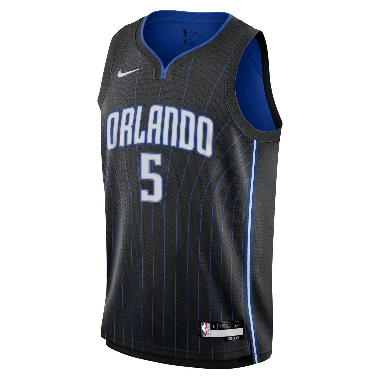 Paolo Banchero #5 Orlando Magic Nike Swingman NBA Jersey Black (YOUTH) thumbnail 2
