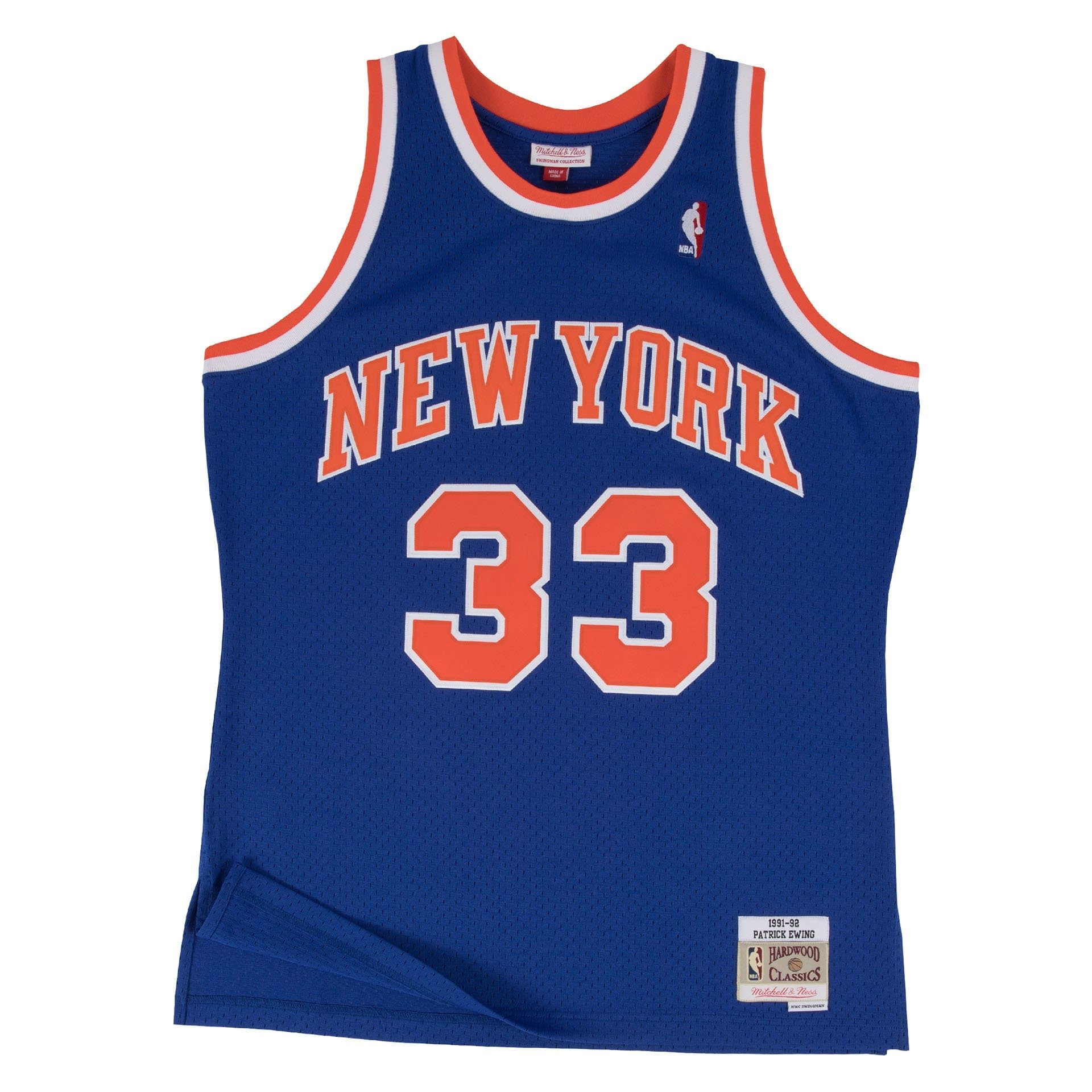 Patrick Ewing #33 New York Knicks 1991-92 Swingman NBA Jersey — view 1