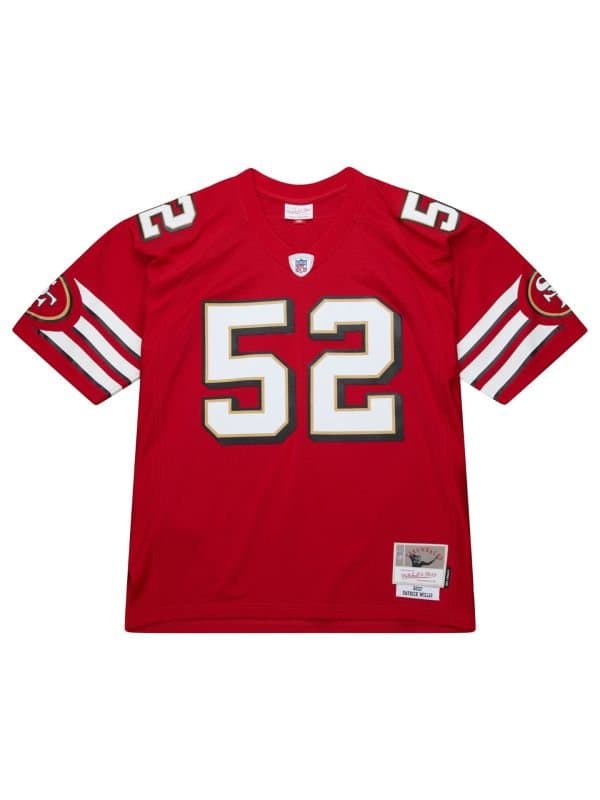 Patrick Willis #52 San Francisco 49ers 2007 Legacy Throwback NFL Jersey Red thumbnail 2