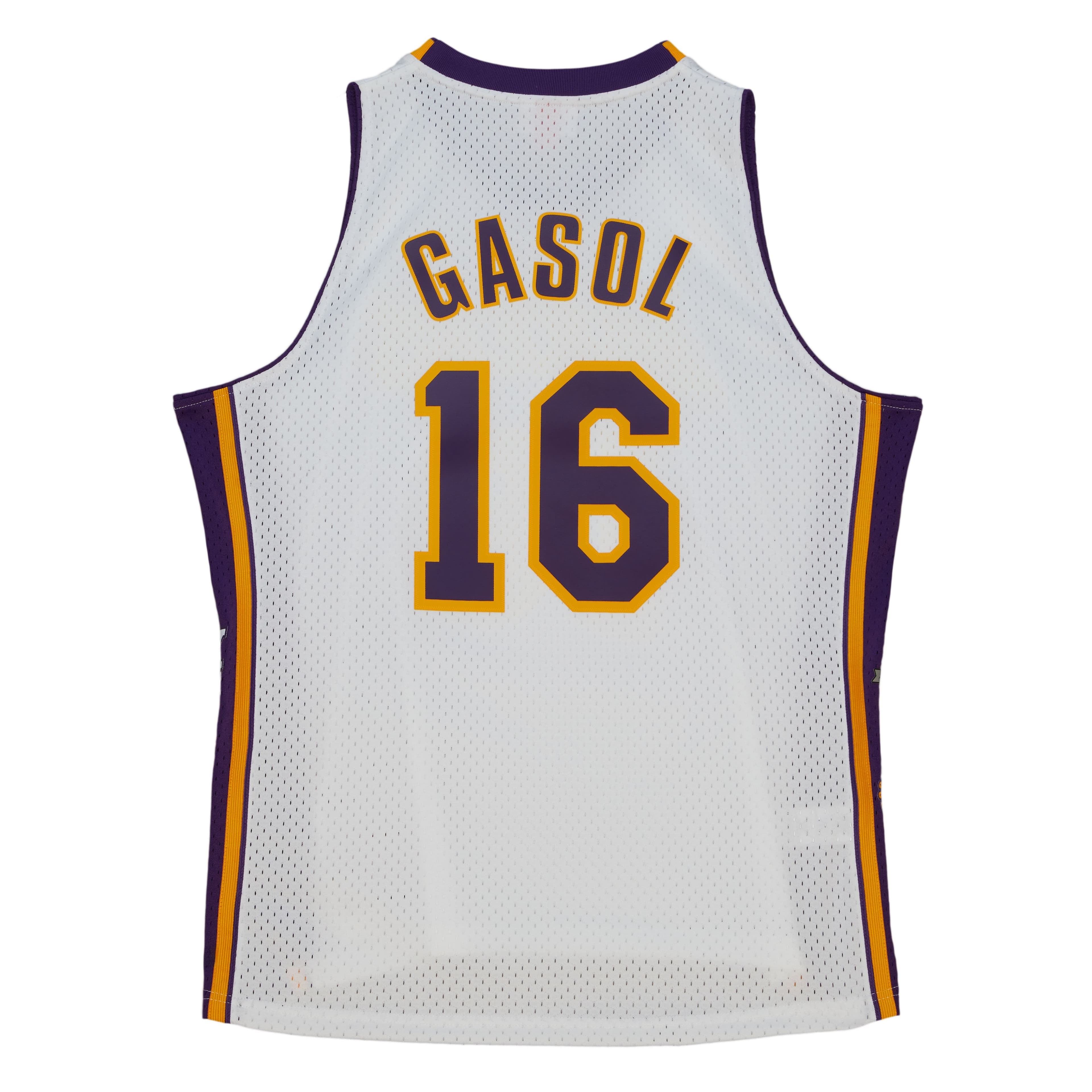 Pau Gasol #16 Los Angeles Lakers HOF 2001-19 Mitchell & Ness Swingman NBA Jersey thumbnail 2