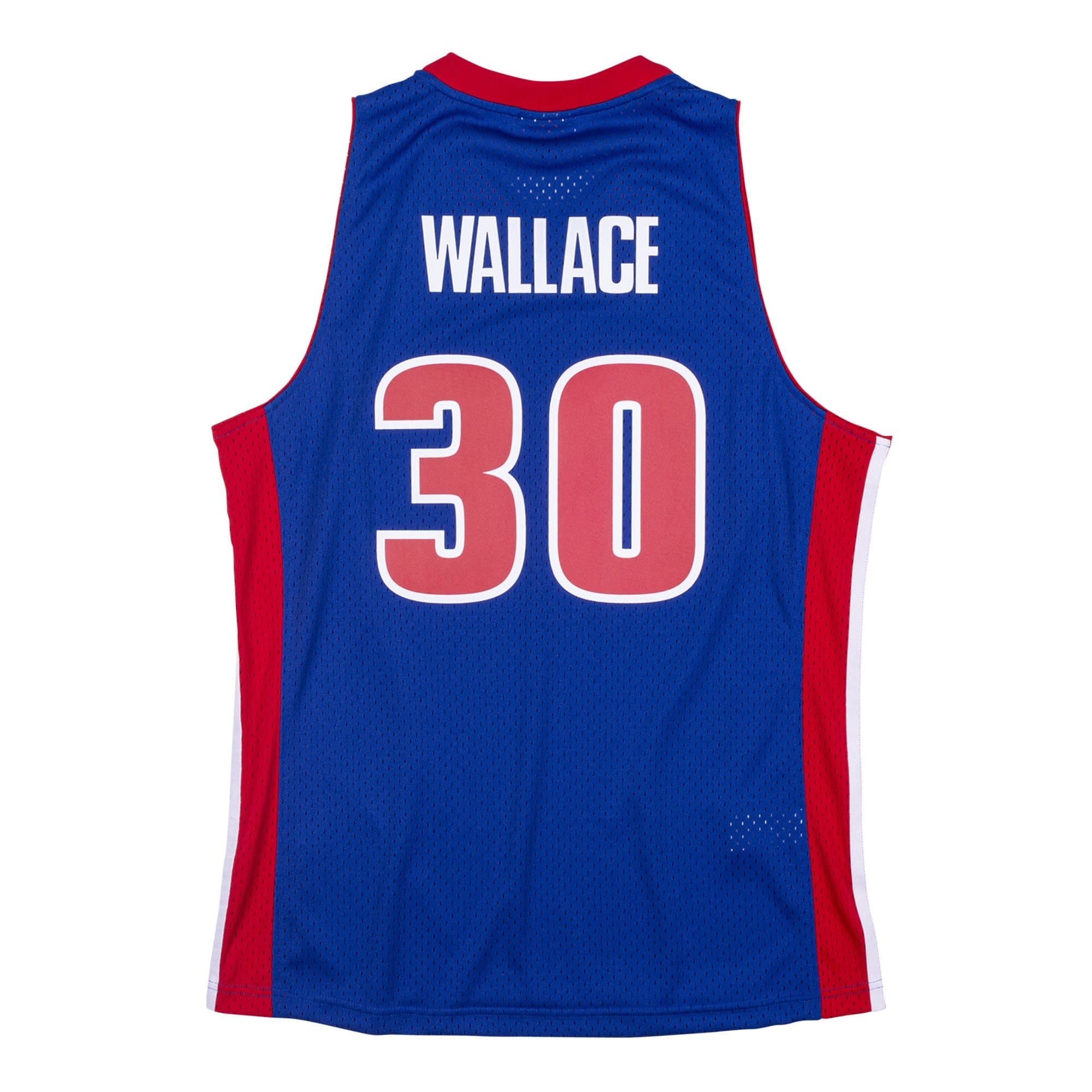 Rasheed Wallace #30 Detroit Pistons 2003-04 Swingman NBA Jersey Blue thumbnail 2