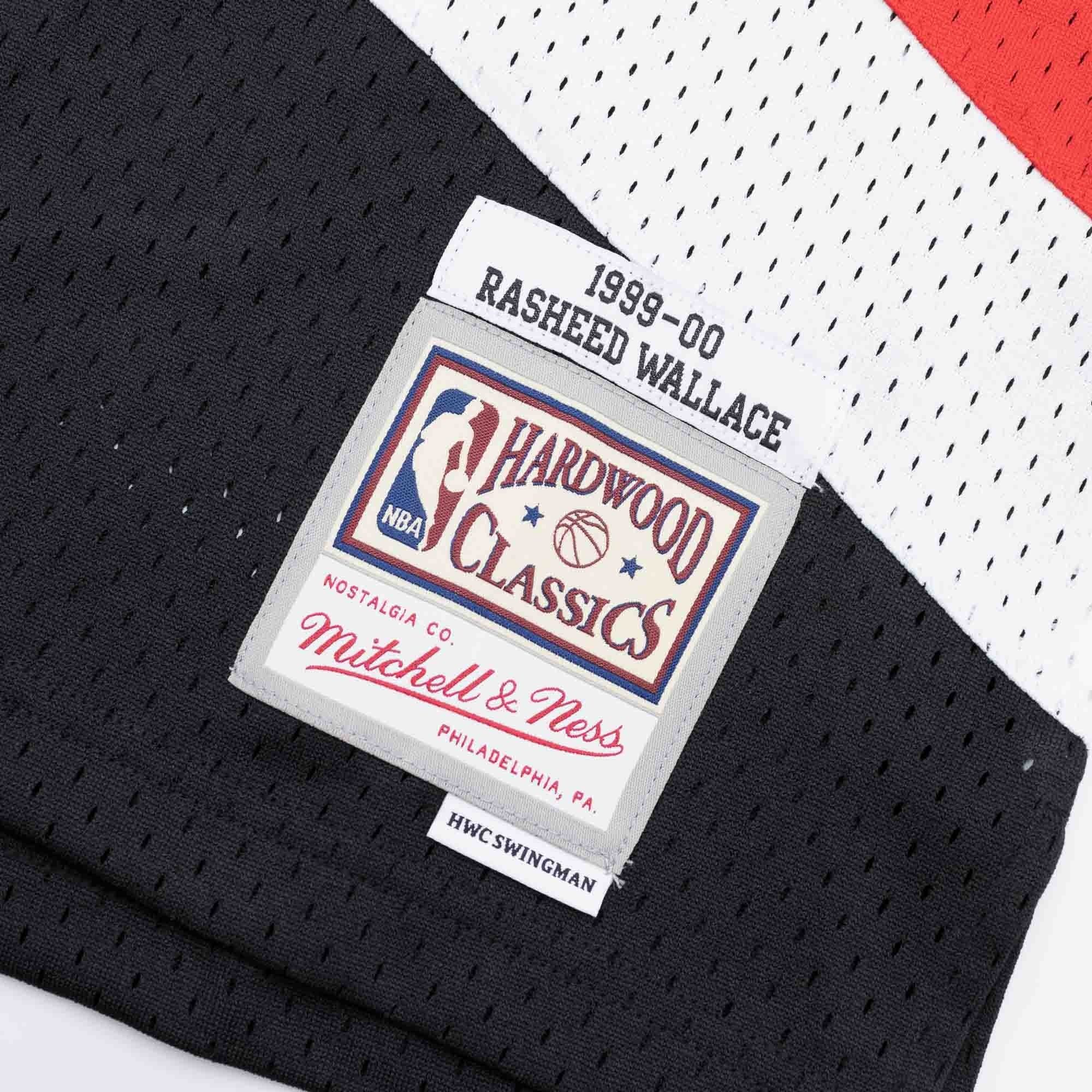 Rasheed Wallace #30 Portland Trail Blazers 1999-00 Swingman NBA Jersey Black thumbnail 3
