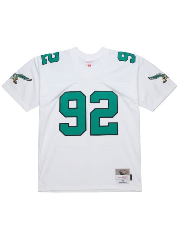 Reggie White #92 Philadelphia Eagles 1990 Legacy Throwback NFL Jersey White thumbnail 2