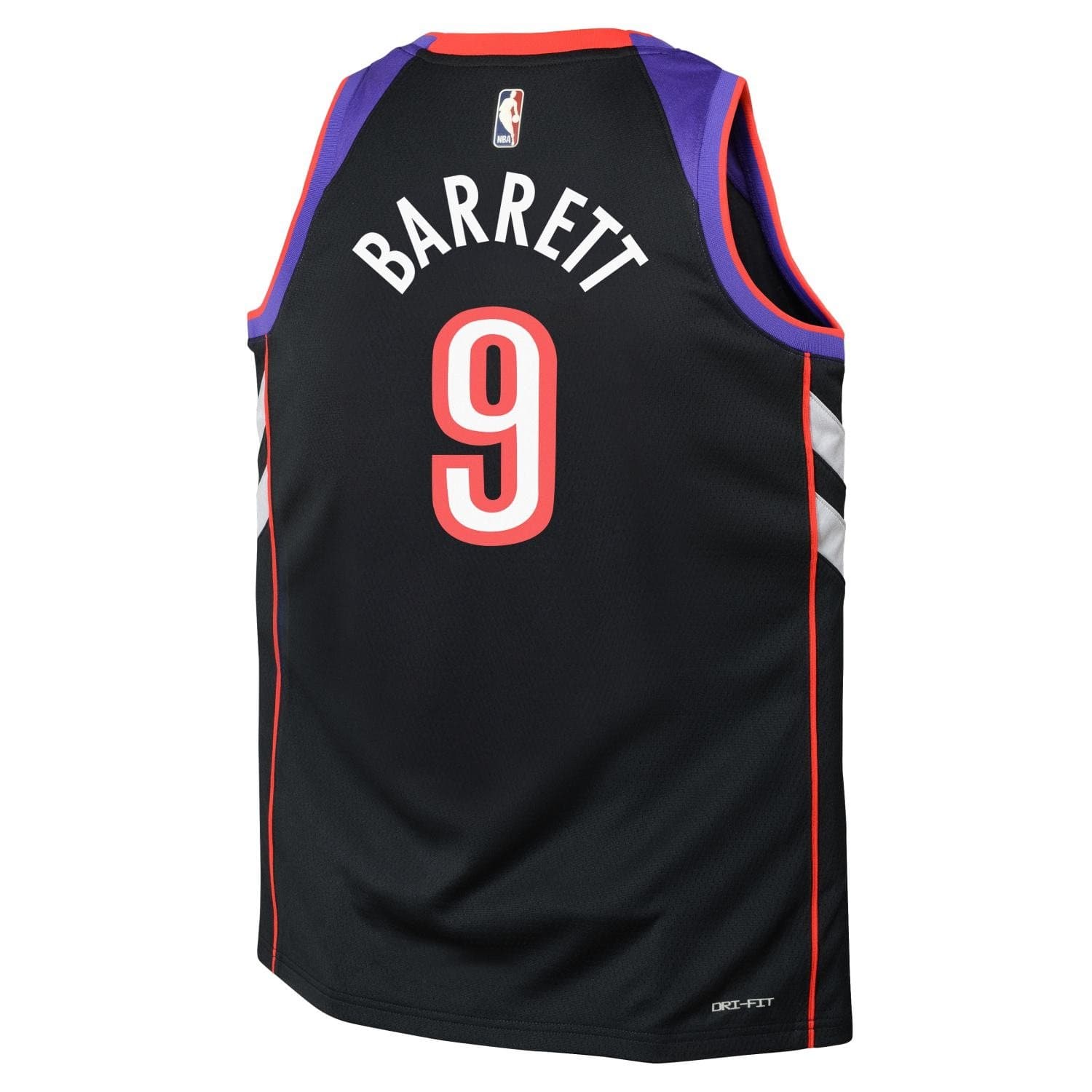 RJ Barrett #9 Toronto Raptors Hardwood Classics Nike Swingman NBA Jersey (YOUTH) thumbnail 3