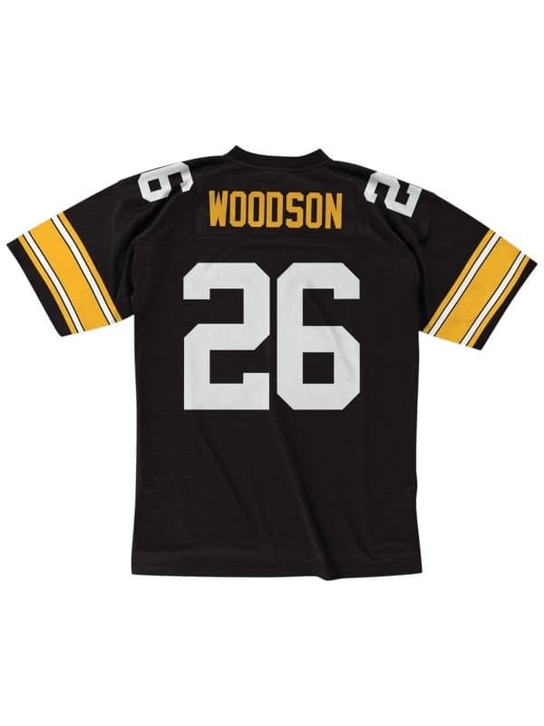 Rod Woodson #26 Pittsburgh Steelers 1993 Legacy Throwback NFL Jersey Black — view 1