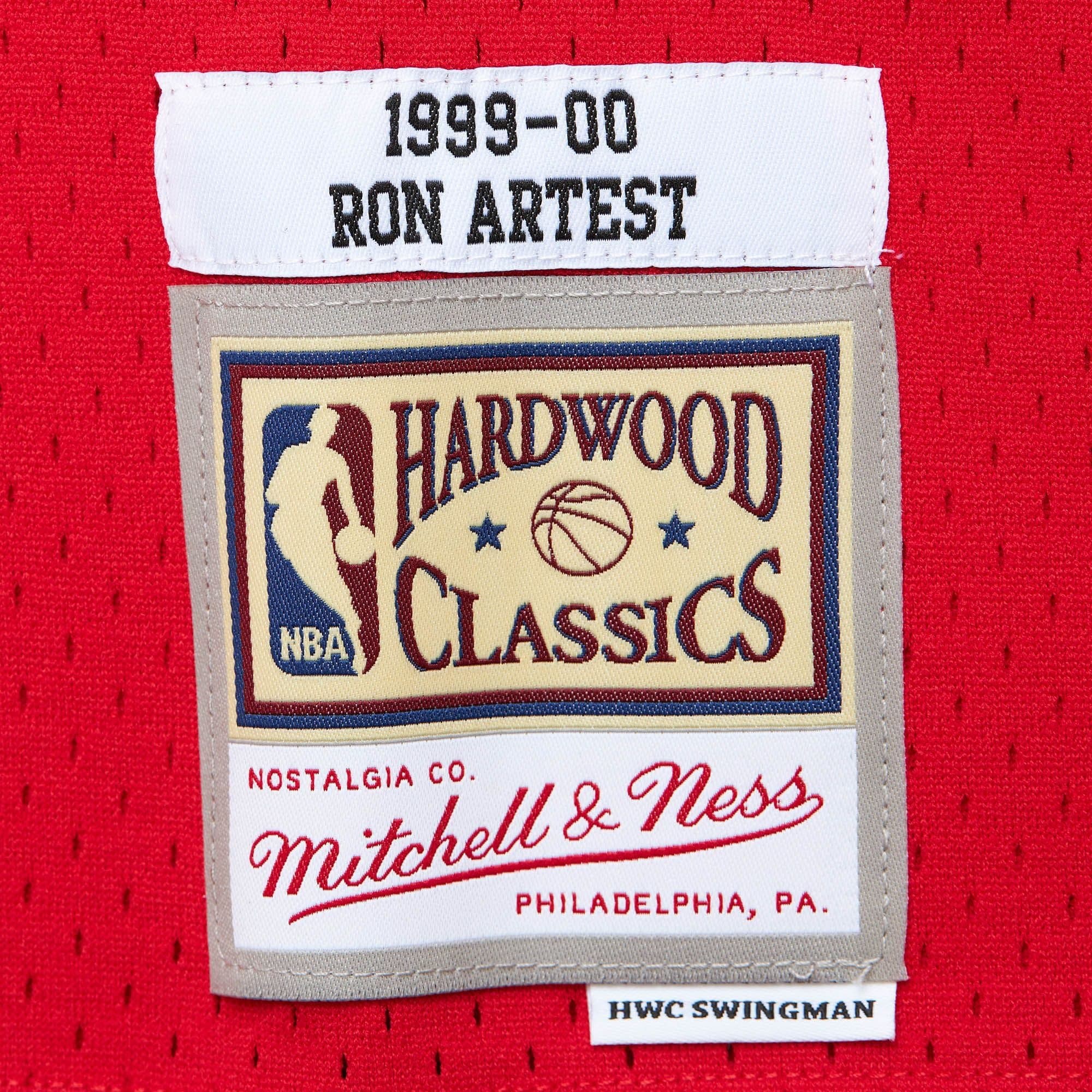 Ron Artest #15 Chicago Bulls 1999-00 Mitchell & Ness Swingman NBA Jersey Red thumbnail 3