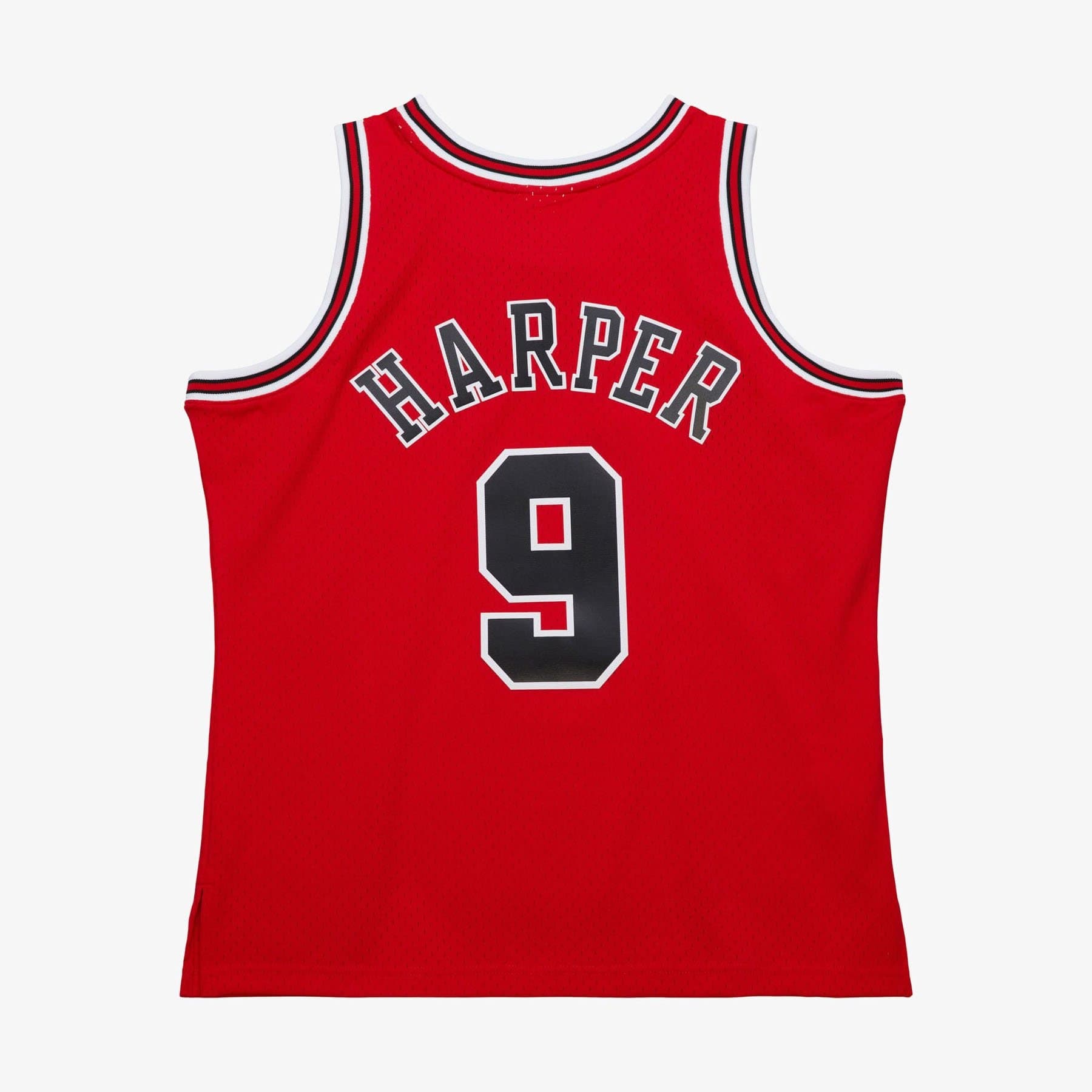 Ron Harper #9 Chicago Bulls 1997-98 Mitchell & Ness Swingman NBA Jersey Red thumbnail 2