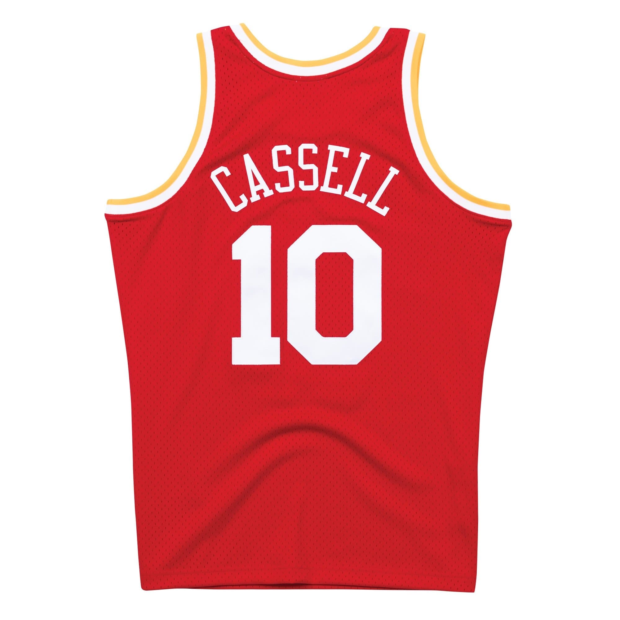 Sam Cassell #10 Houston Rockets 1993-94 Swingman NBA Jersey Red thumbnail 2