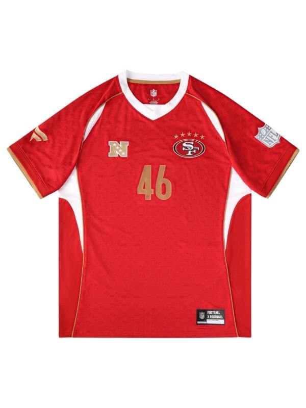 San Francisco 49ers 2026 Football x Football NFL Fan Jersey Red — view 1