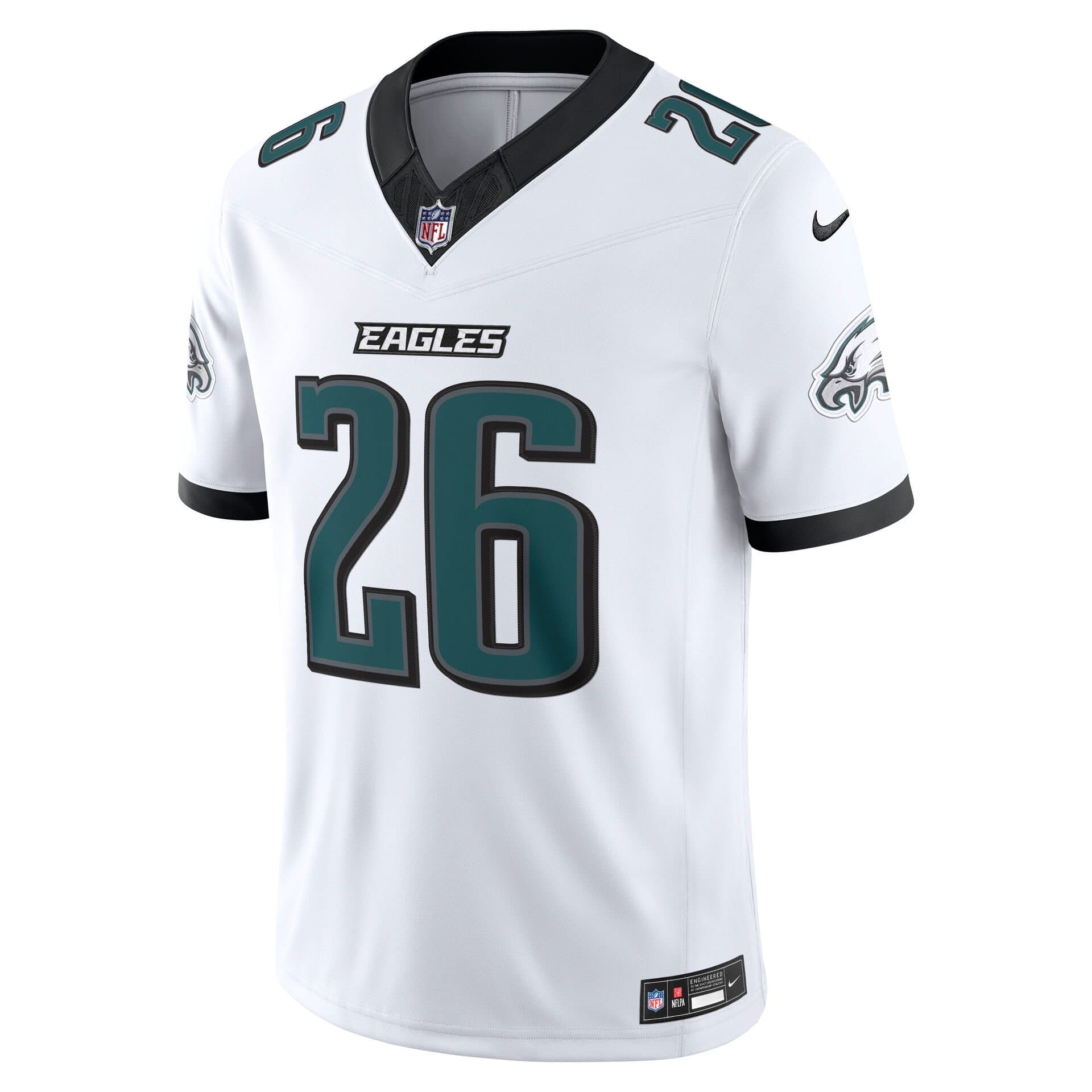 Saquon Barkley #26 Philadelphia Eagles 2026 Stitched Limited NFL Jersey White thumbnail 2