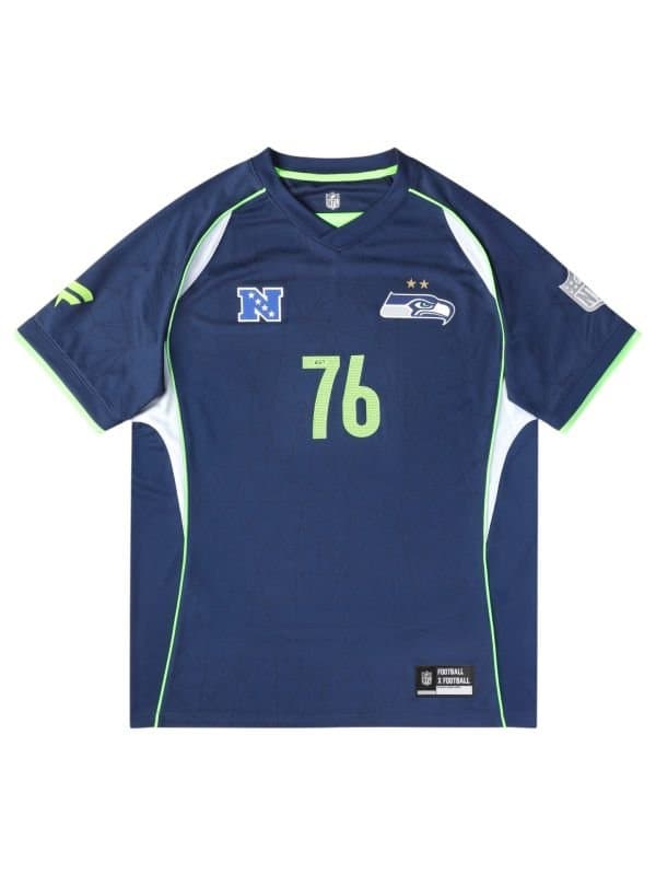 Seattle Seahawks 2026 Football x Football NFL Fan Jersey Navy — view 1